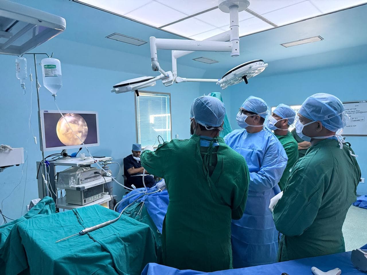 Dr. Ankur Singh in surgery