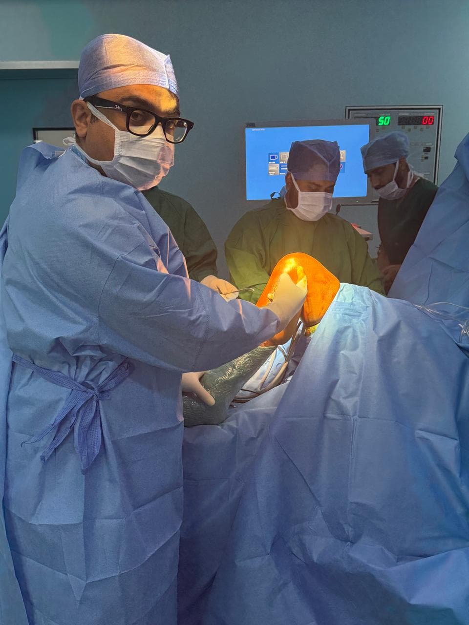 Medical team at work