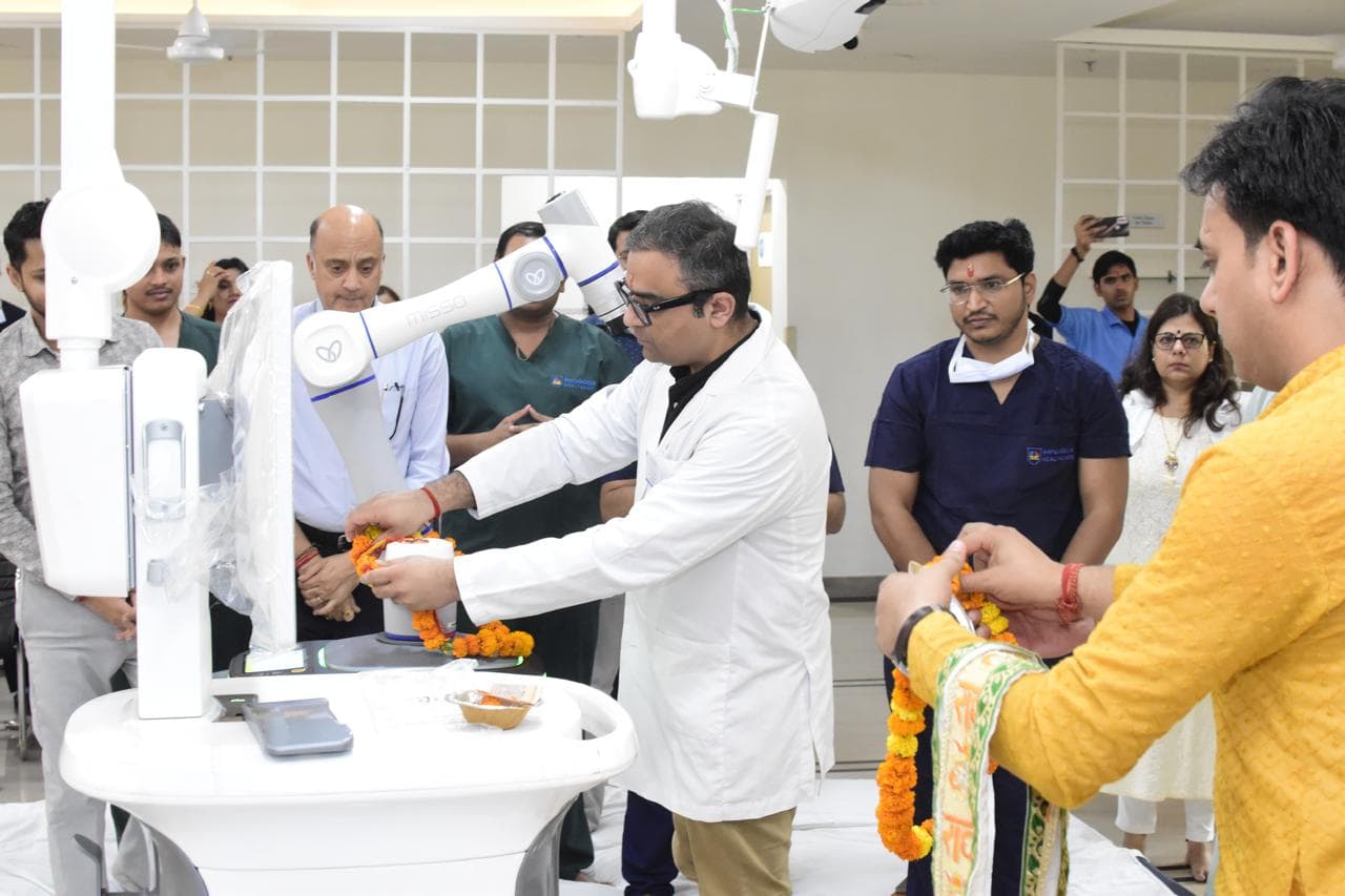 Dr. Ankur Singh with medical team