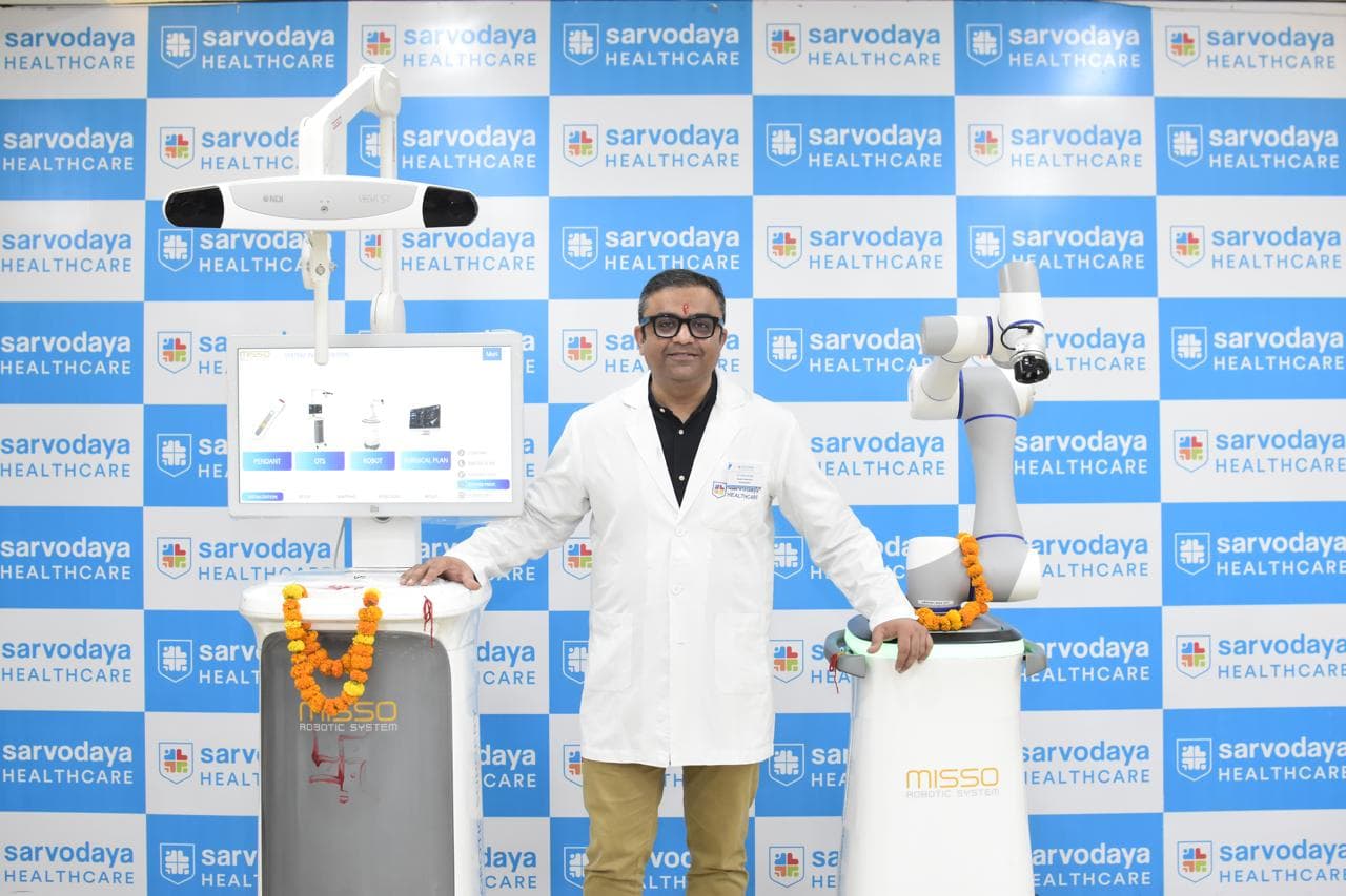 Dr. Ankur Singh performing surgery